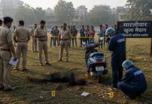 शिवाजी कॉलेज च्या समोरील प्रांगणात सापडला तरुणाचा मृतदेह