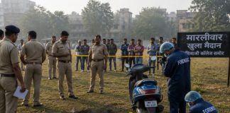शिवाजी कॉलेज च्या समोरील प्रांगणात सापडला तरुणाचा मृतदेह