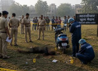 शिवाजी कॉलेज च्या समोरील प्रांगणात सापडला तरुणाचा मृतदेह