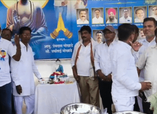 बुद्धाचा संदेश आजच्या काळाची गरज पद्माकर कांबळे यांचे प्रतिपादन
