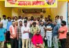 आमरण उपोषणादरम्यान बेरोजगार युवकांचे मुंडण आंदोलन