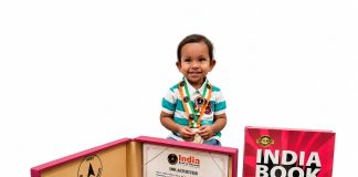 अवघ्या १ वर्ष ९ महिन्यांच्या अथांग कामटकरची इंडिया बुक ऑफ रेकॉर्ड्समध्ये नोंद
